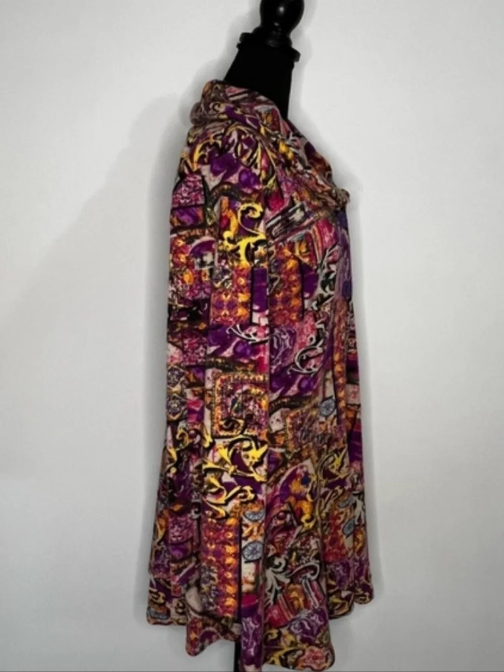 ROSSI Rima Multicolor  Print Cardigan Jacket - Picture 6 of 13